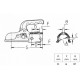 Замковое сцепное устройство KNOTT (Autoflex) K35 CN3 диаметр 60 мм