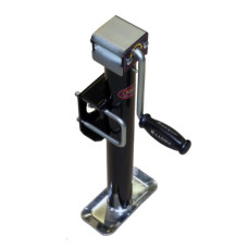 Винтовая поворотная опорная стойка без пластины крепления Knott-AUTOFLEX TTL-57, 900 кг, 546/927 мм с хомутом.