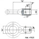 Зчіпна петля Knott-AUTOFLEX NATO, 76/60 мм, 3500 кг