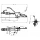 Тормоз наката Knott-AUTOFLEX KF30C-GF, K35AN3, 3000 кг, V-образное дышло.